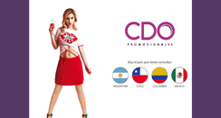 Desktop Screenshot of cdopromocionales.com